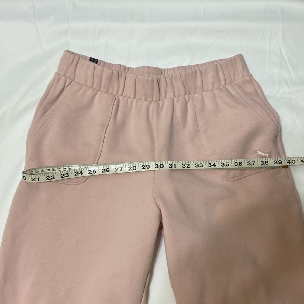 PUMA WOMEN’S PINK CROPPED BARBIECORE TRACK TOP AND LONG PANT SET. SIZE-M… - Picture 12 of 16